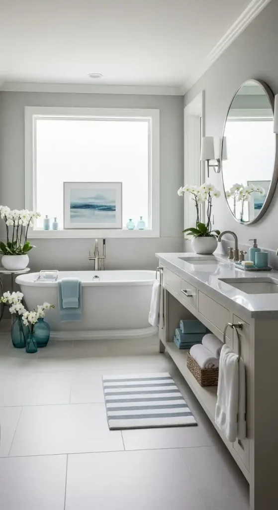 Spa-Like Color Palette luxury bathroom