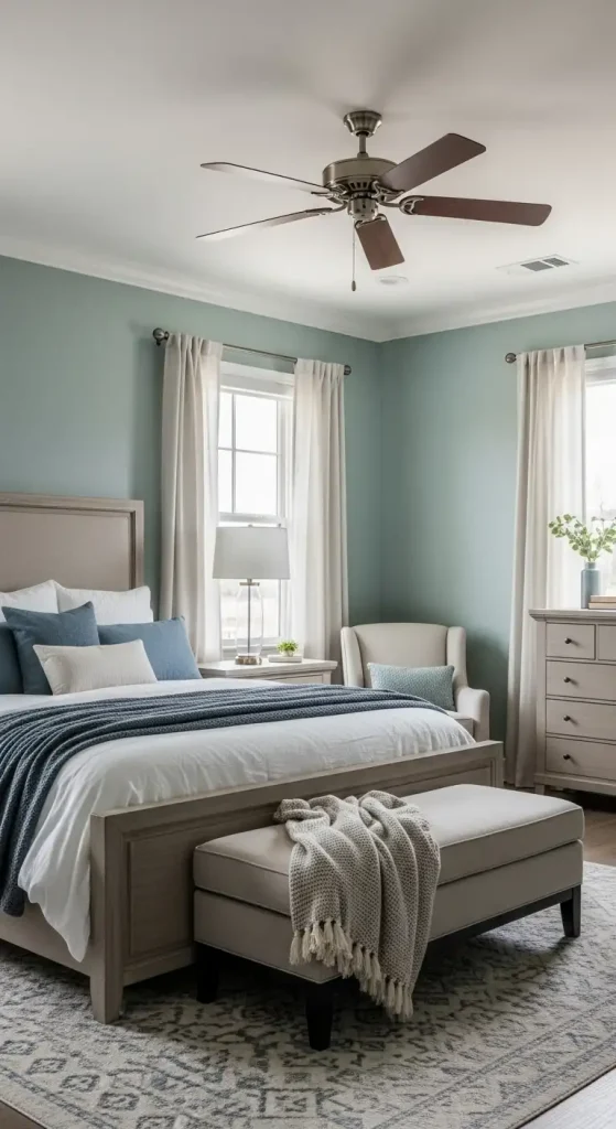 Use Calming Blues and Greens