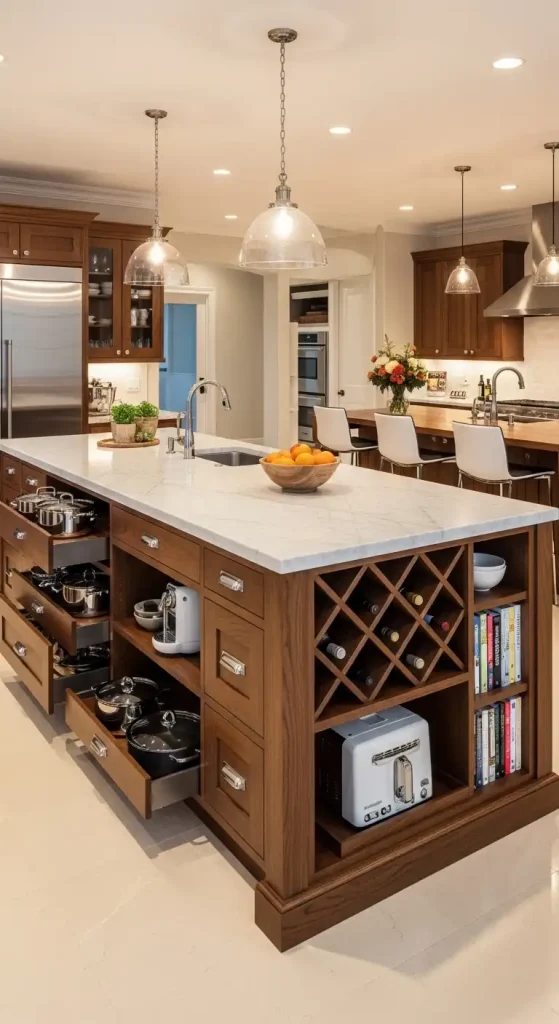The Storage-Focused Kitchen Island