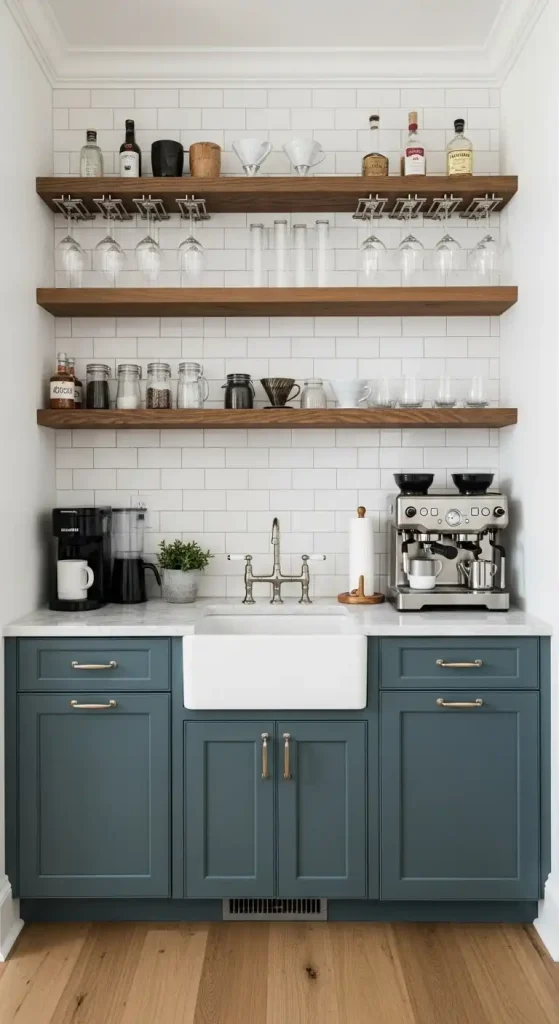 Coffee Bar with a Sink