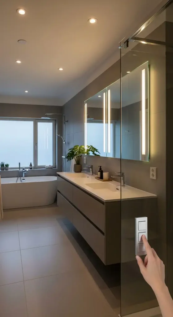 Dimmer Switch for Ambiance in bathroom