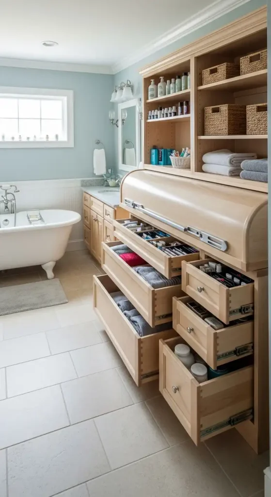 Roll-out Drawers for Easy Access