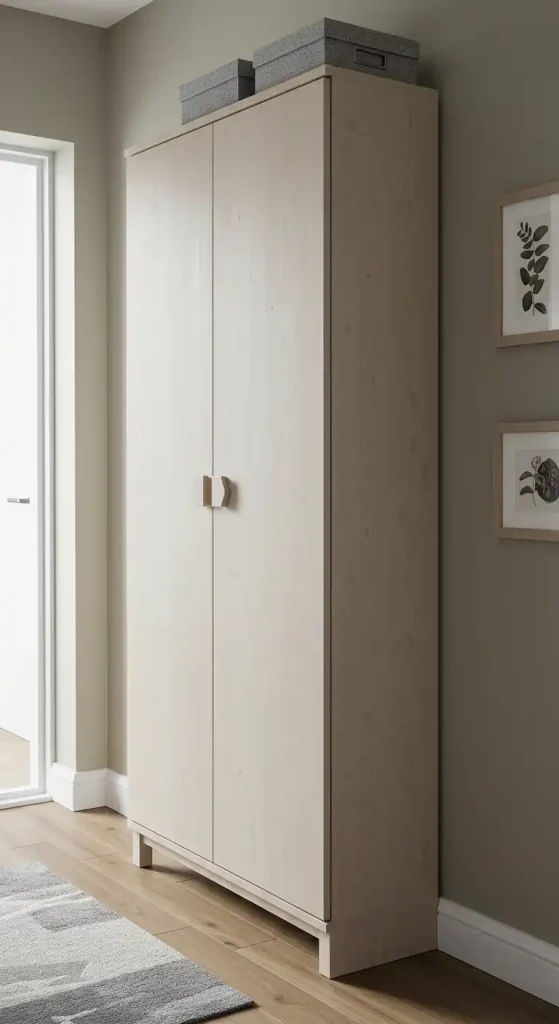 Shoe Cabinet for a Tidy Hallway
