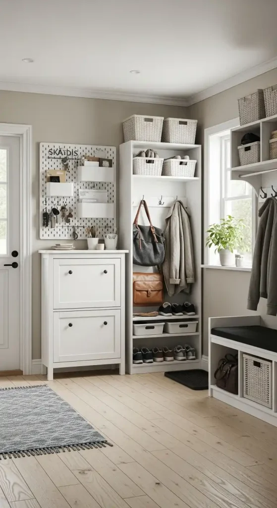 Small Rug by ikea mudroom ideas