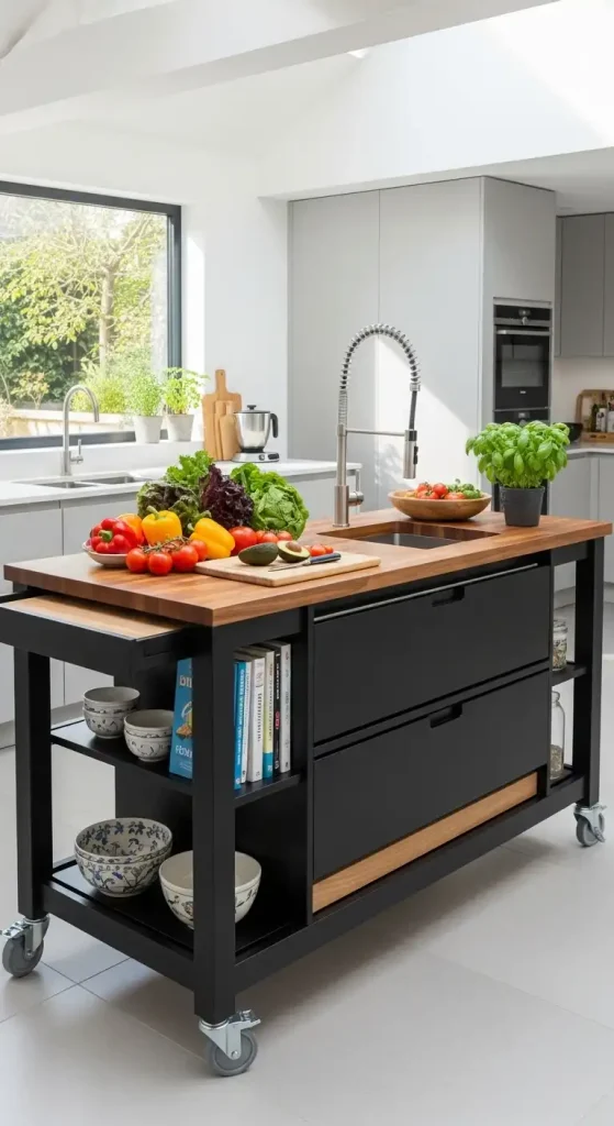 The Mobile Kitchen Island