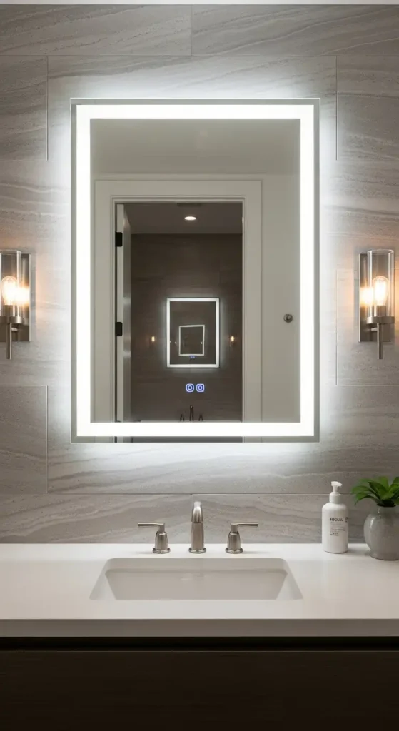 Backlit Mirror for a High-End Feel