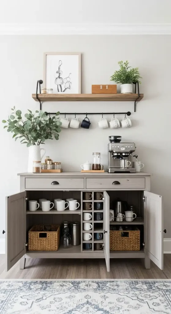 Buffet Cabinet coffee bar