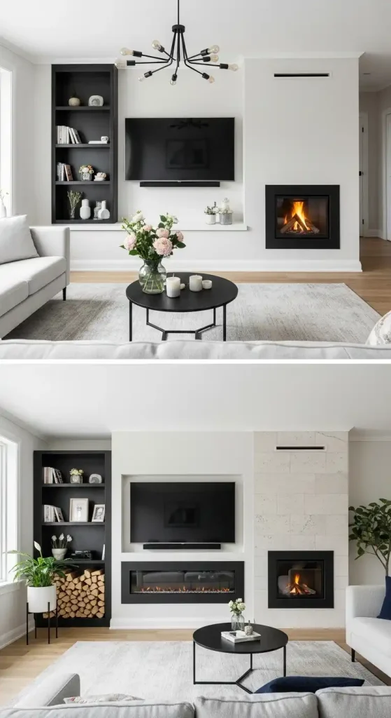 Built-In Fireplace Combo