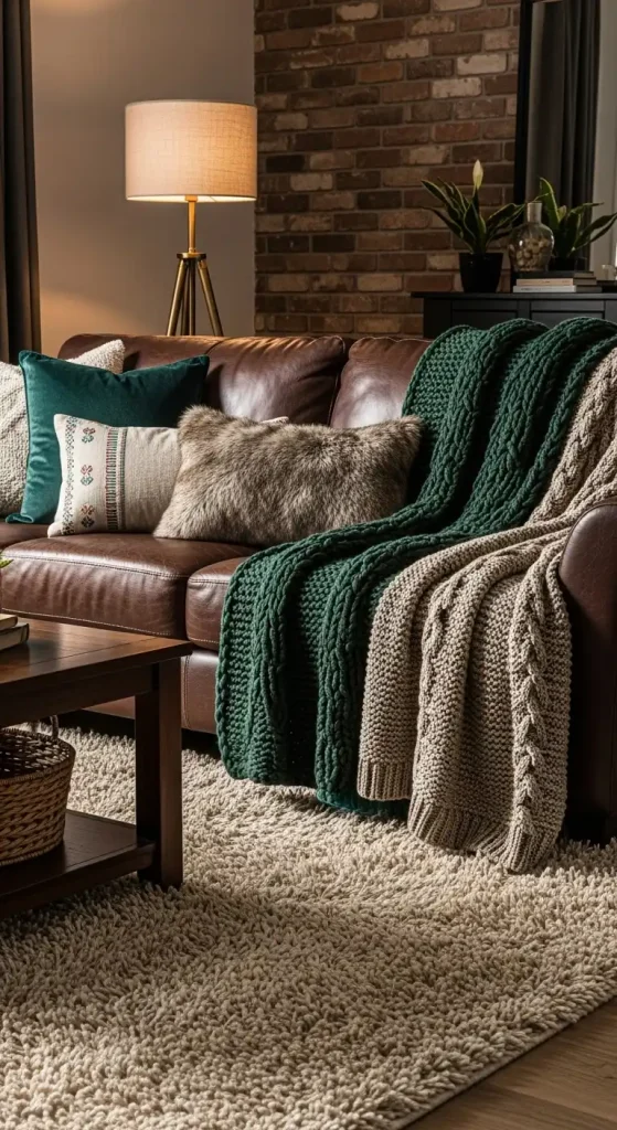 Dark Brown Couch Living Room Ideas Texture Galore