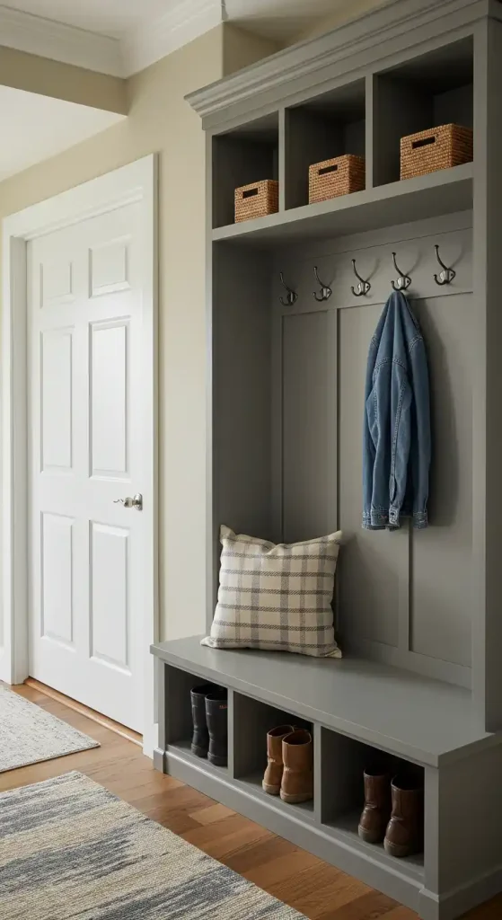  Hallway into a Mudroom