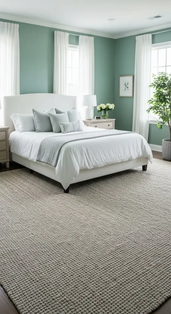 Seafoam Green bedroom paint colors