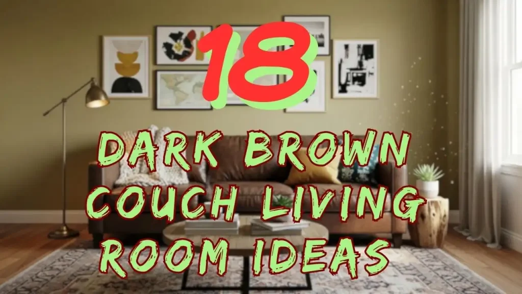 dark brown couch living room ideas