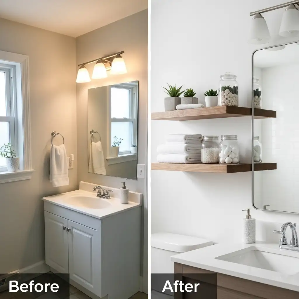 Add Floating Shelves