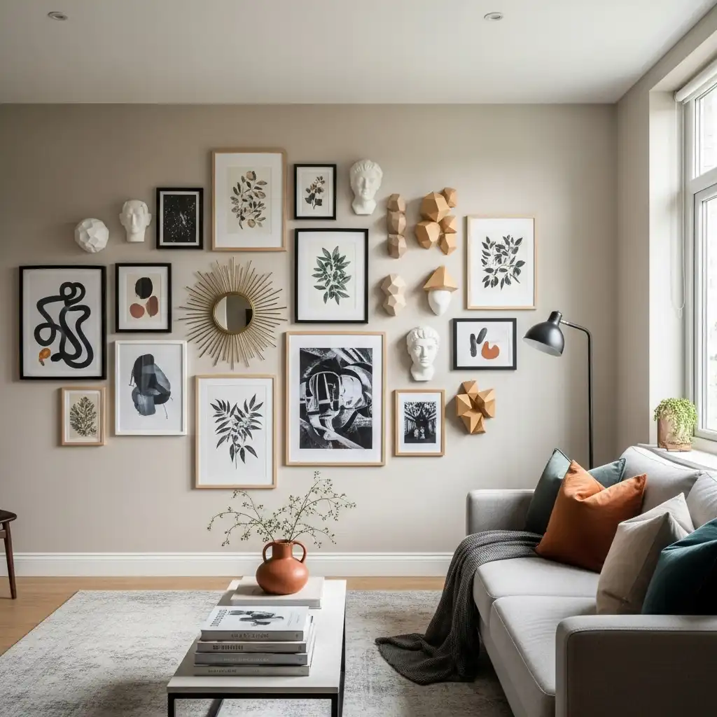 Add Sculptural Objects for a 3D Effect