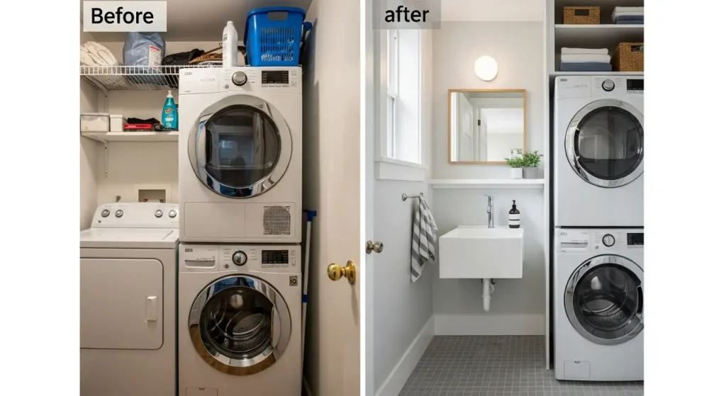 Add a Petite Utility Sink in laundry