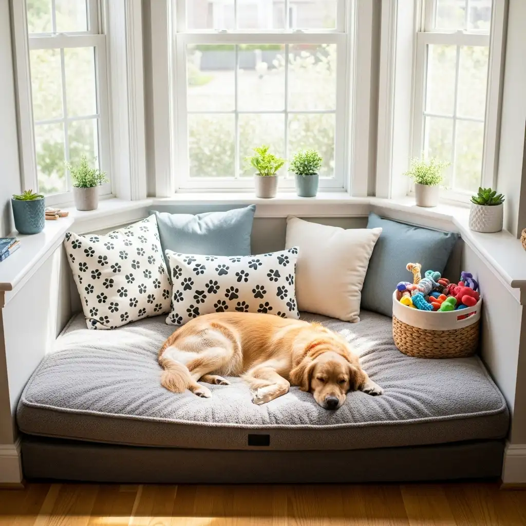 Bay Window Ideas Design a Pet Nook