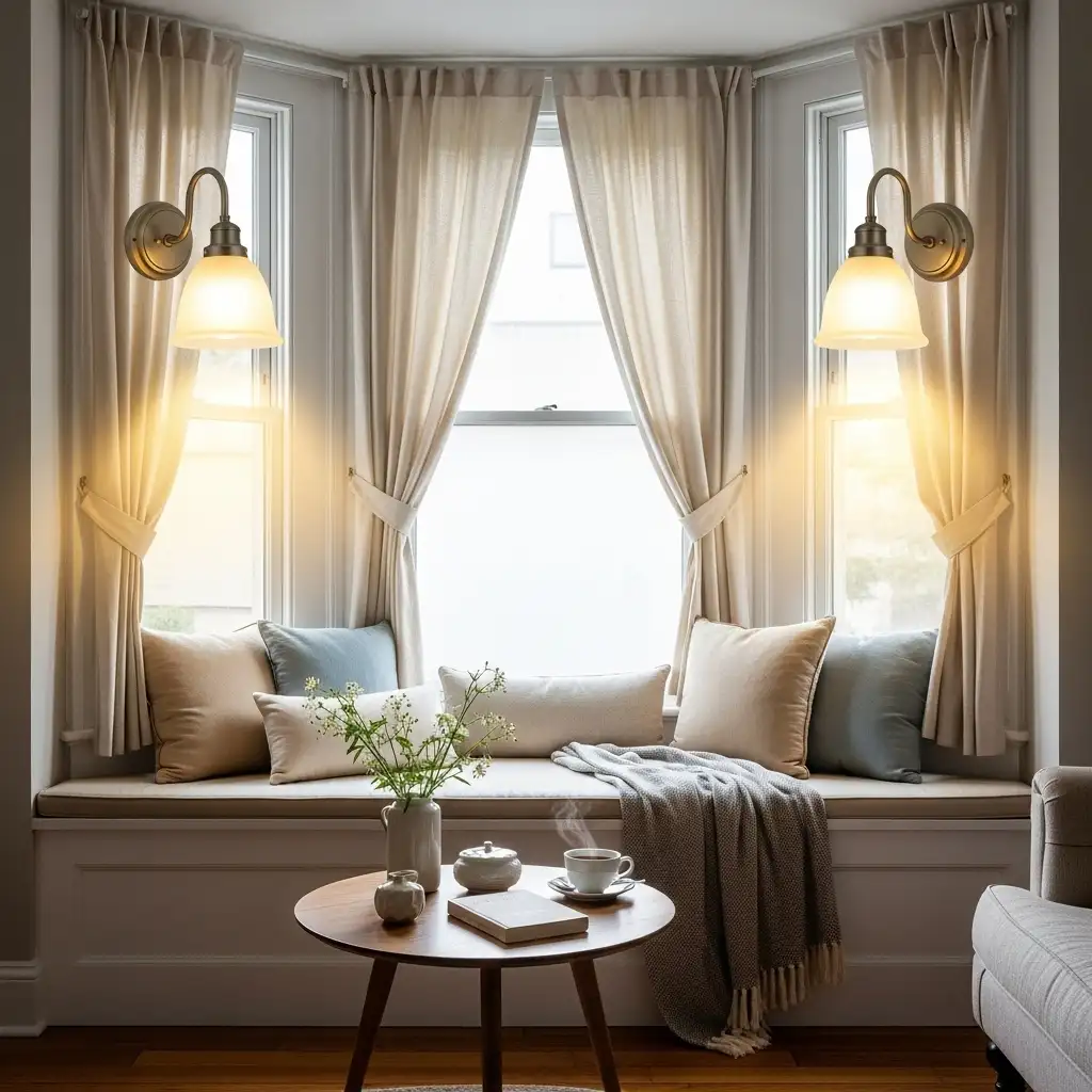Bay Window Sconce Lighting