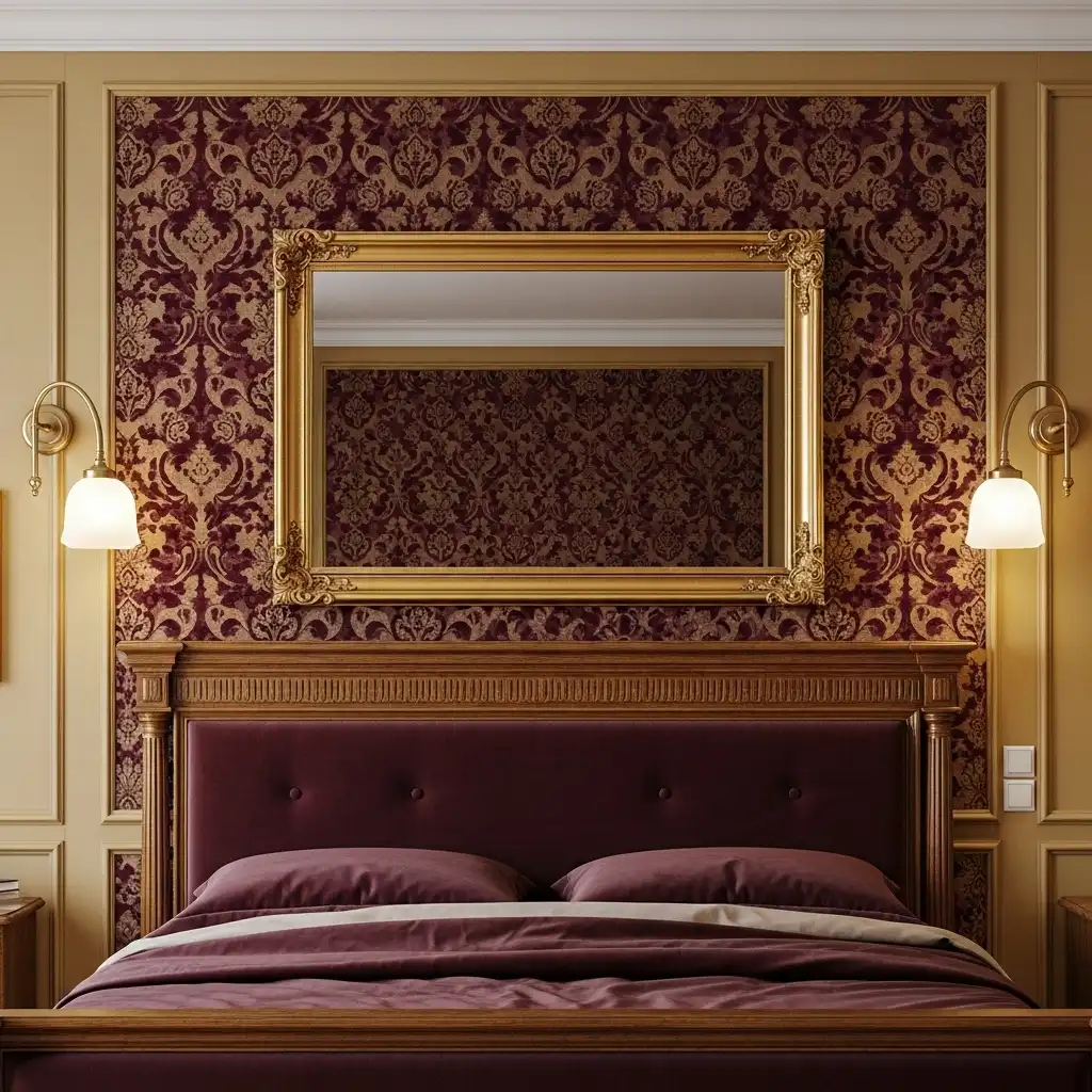 Bedroom Wallpaper Ideas Damask or Brocade