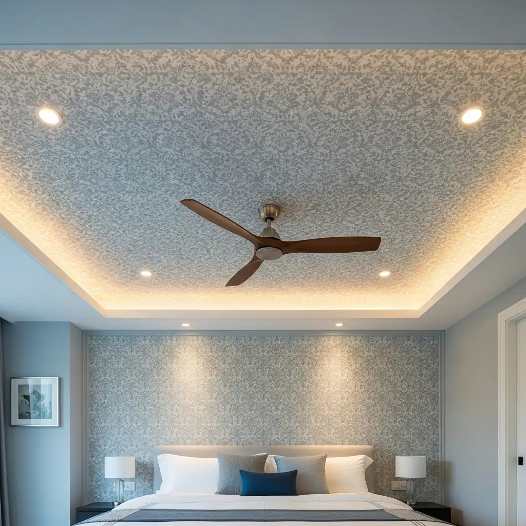 Bedroom Wallpaper Ideas On the Ceiling
