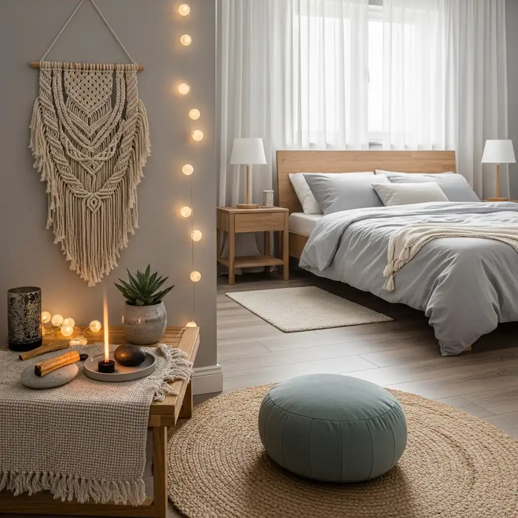 Bedroom and Meditation Space