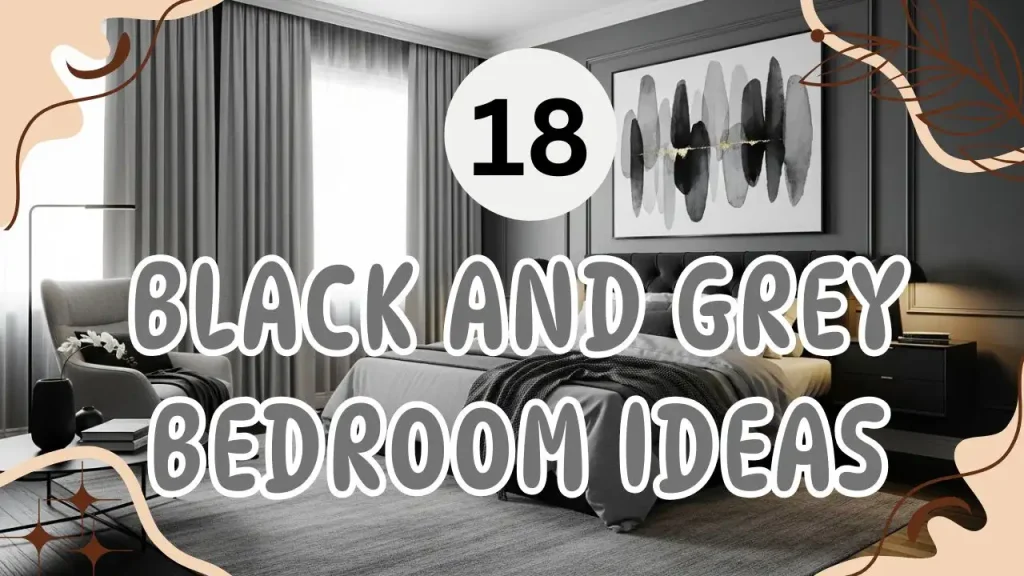 Black and Grey Bedroom ideas