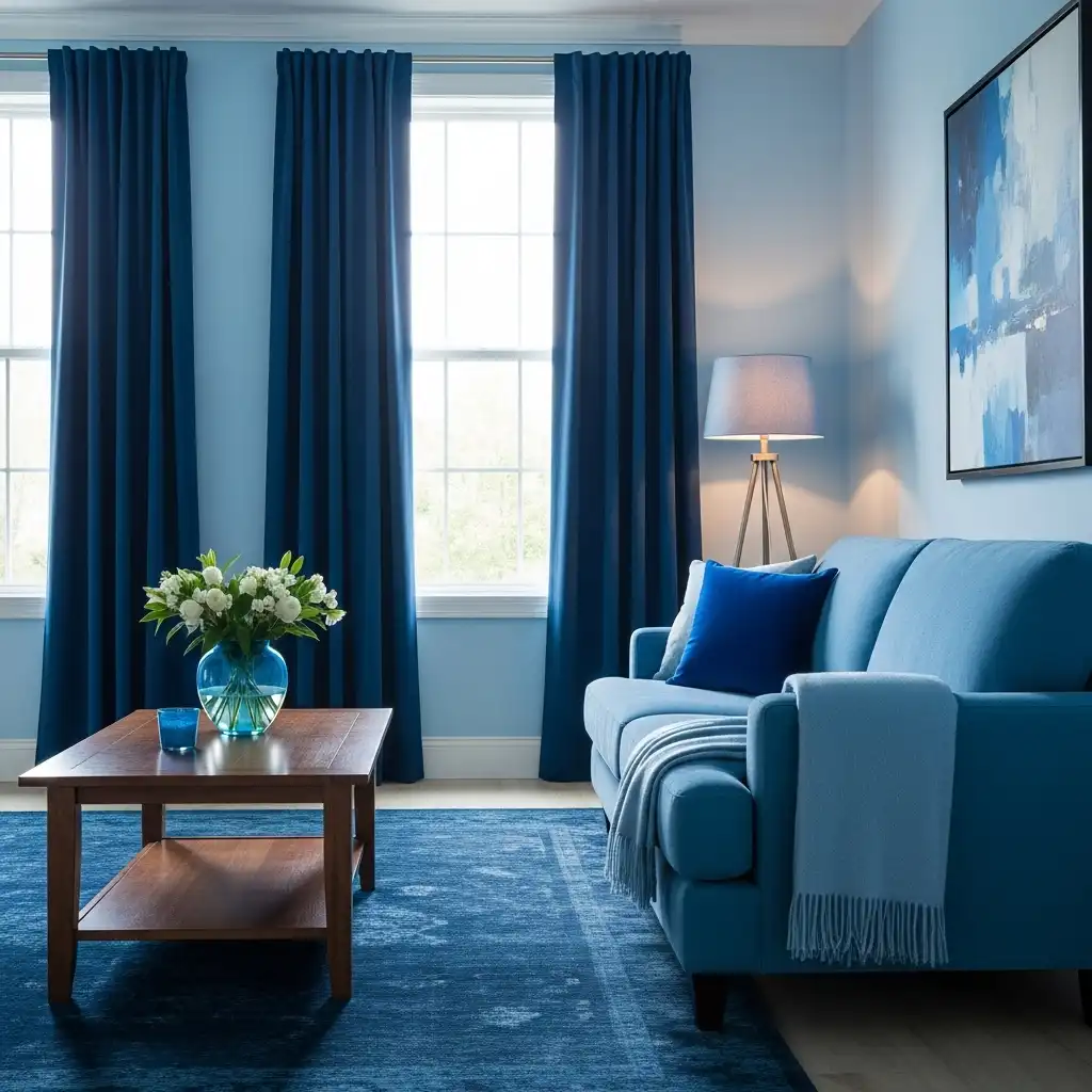 Blend Different Shades of Blue