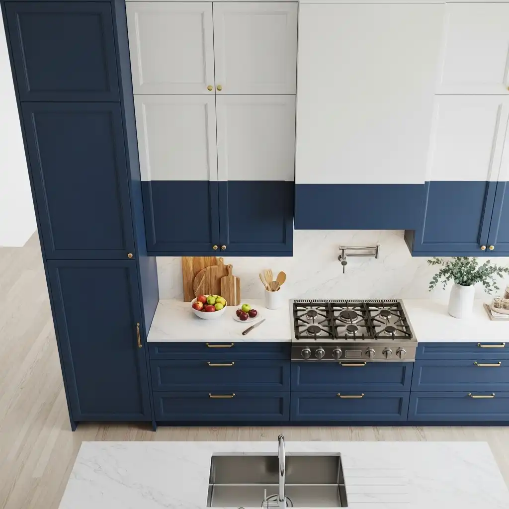 Blue and White Uppers