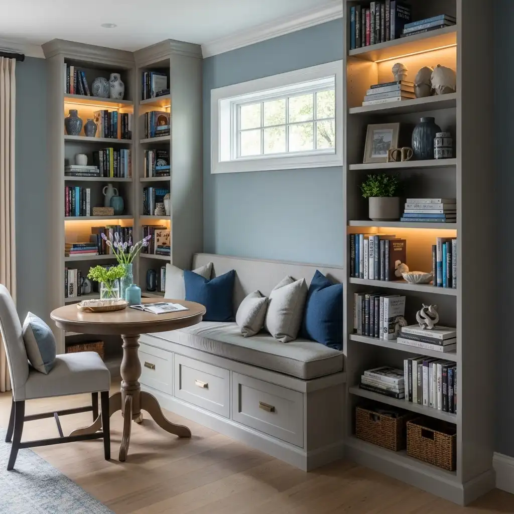 Bookcase Banquette
