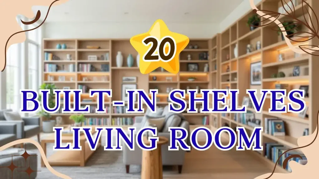Built-In Shelves Living Room