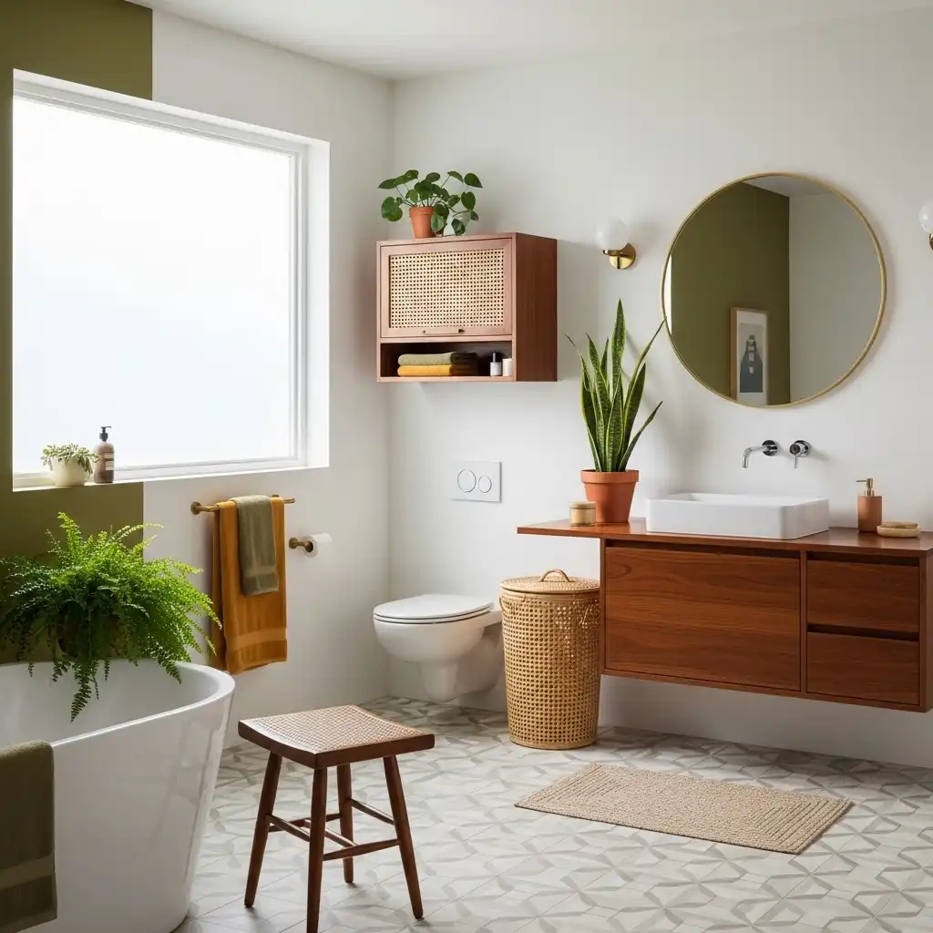 Cane or Rattan Accents