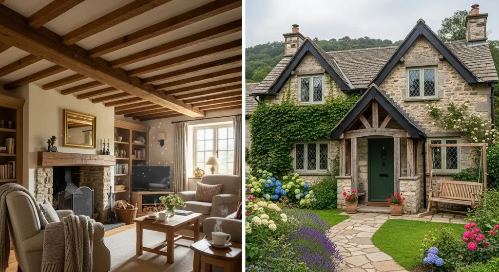 Cottage With Exposed Beams