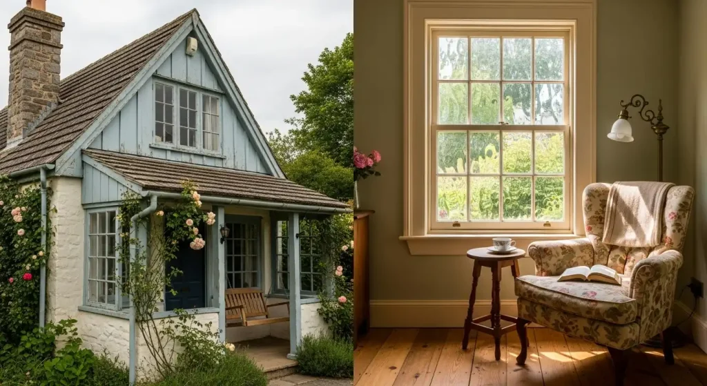 Cottage With Vintage Windows