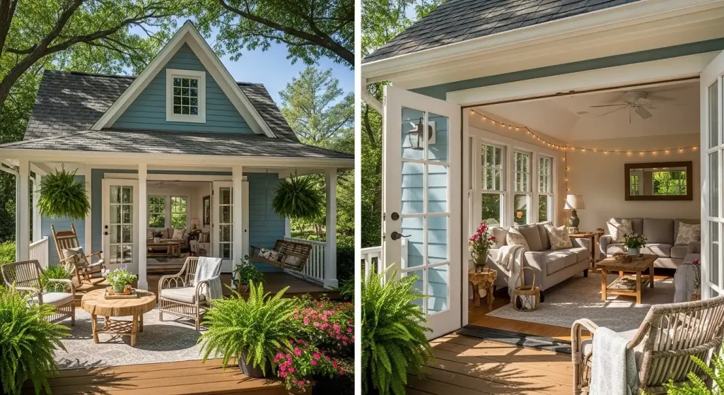 Cottage With a Grand Porch
