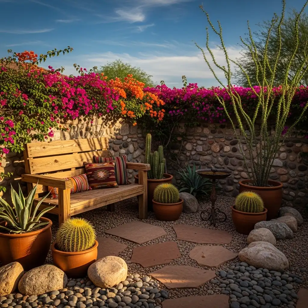 Create a Secluded Desert Oasis