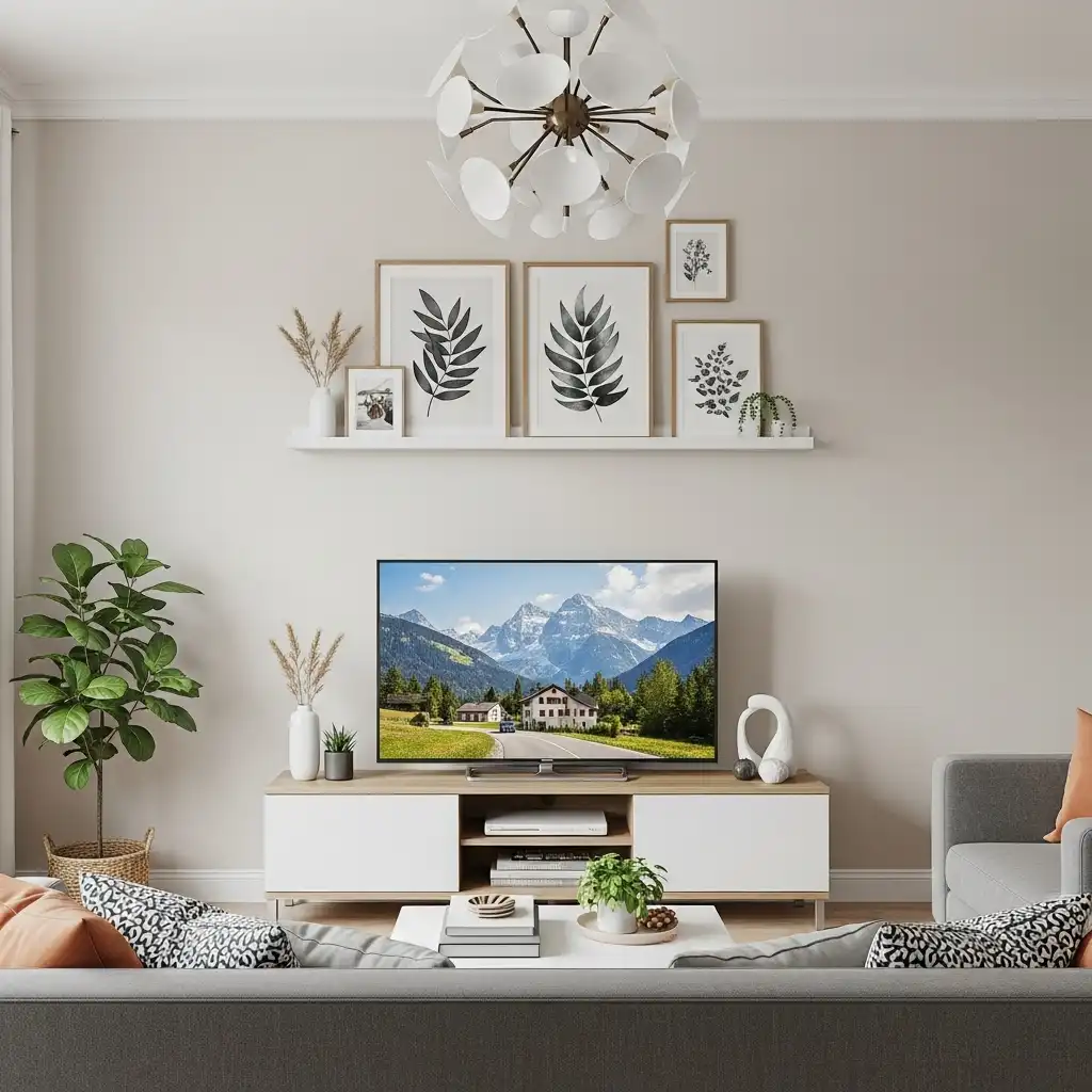 Decorate the Space Above Your TV