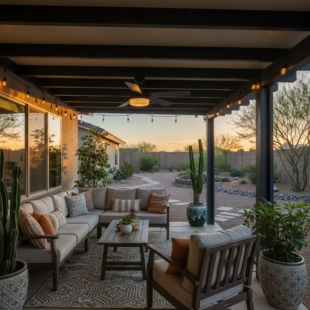 Design a Cozy Covered Patio