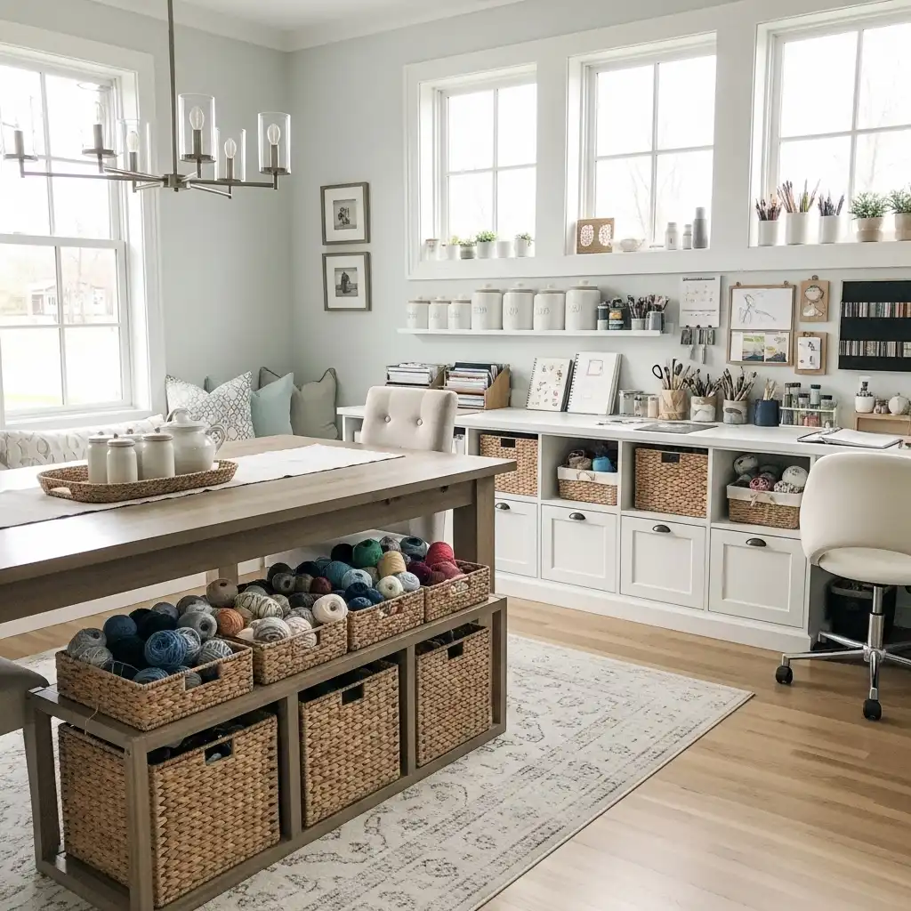 Dining Room and Craft Space