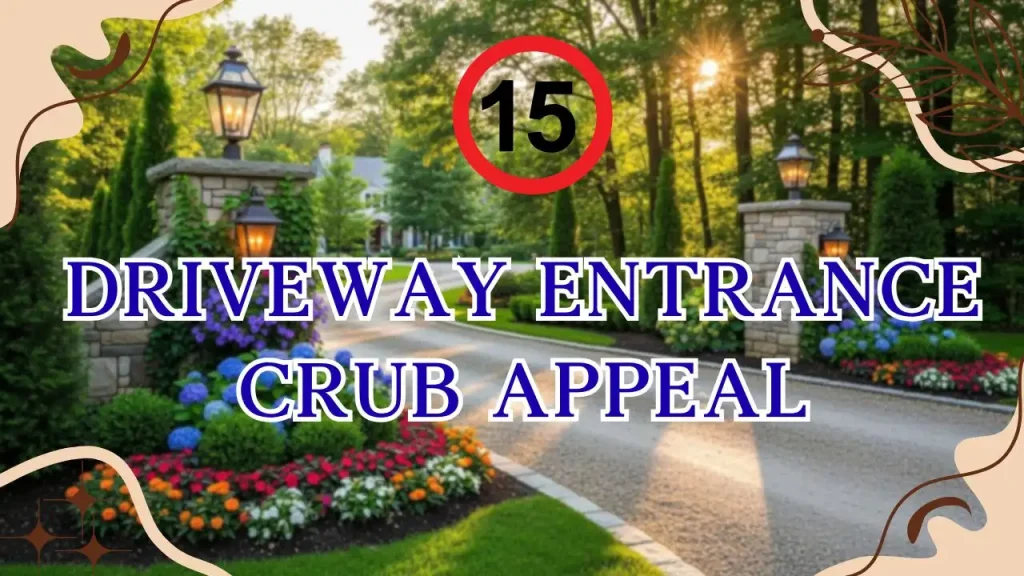 Driveway Entrance Crub Appeal