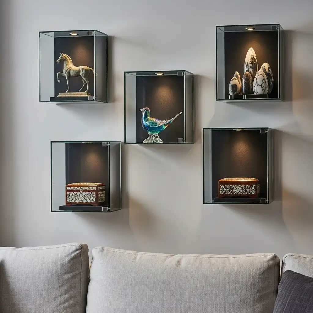 Floating Cabinet Display