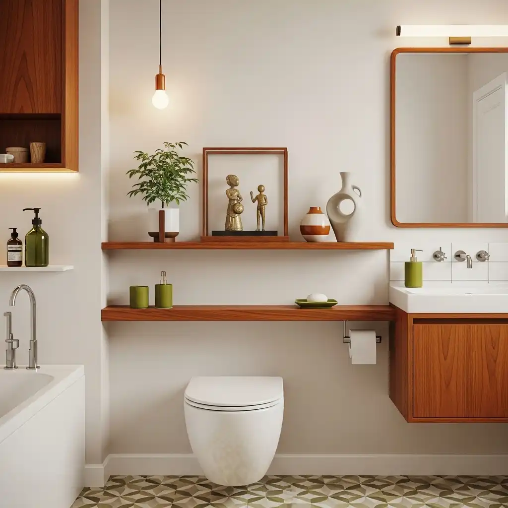 Floating Shelf for Mid-Century Display Pieces