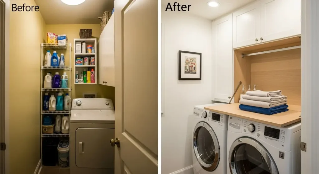 Fold-Down Folding Table