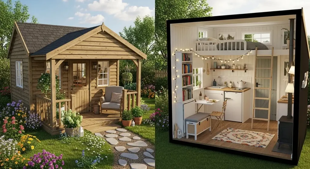 Garden Shed Turned Cottage