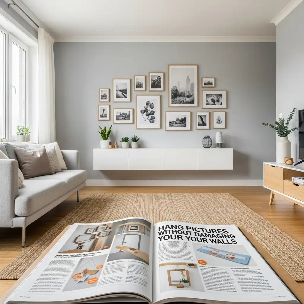 Hang Pictures Without Damaging Your Walls