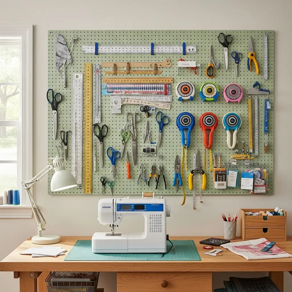 Hang Tools on a Pegboard