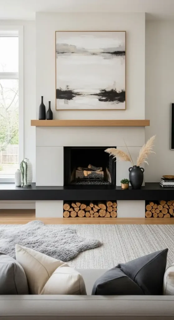 Hearth Painted Concrete or Brick