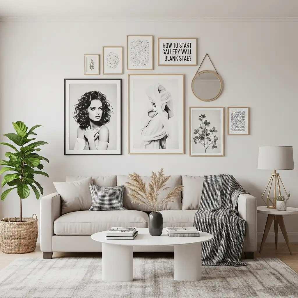 How to Start Your Gallery Wall on a Blank Slate