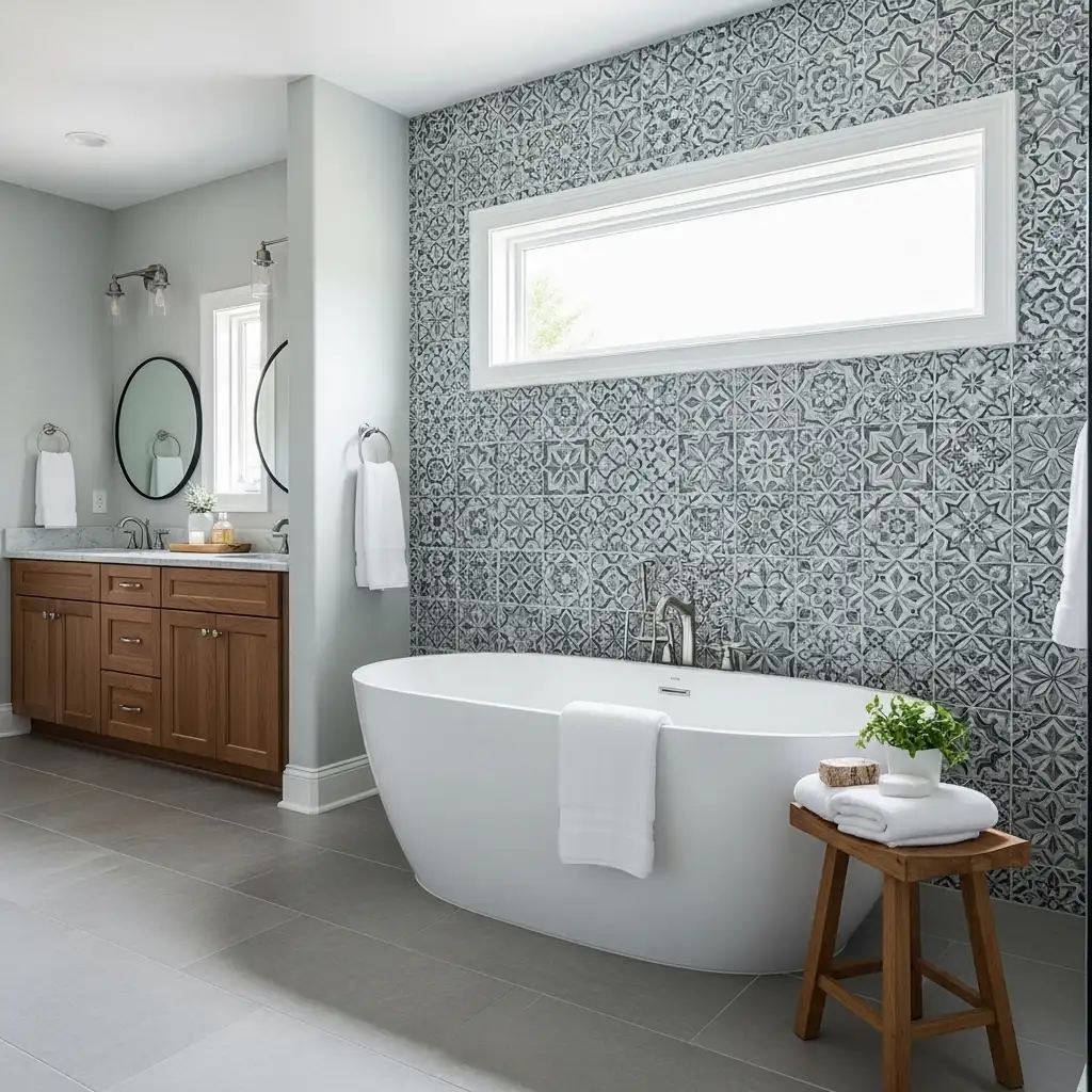 Install a Statement Tile Wall
