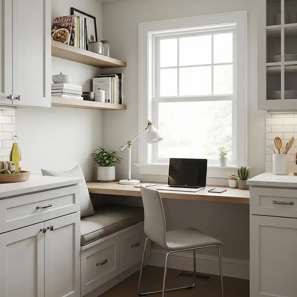 Kitchen and Home Office Nook