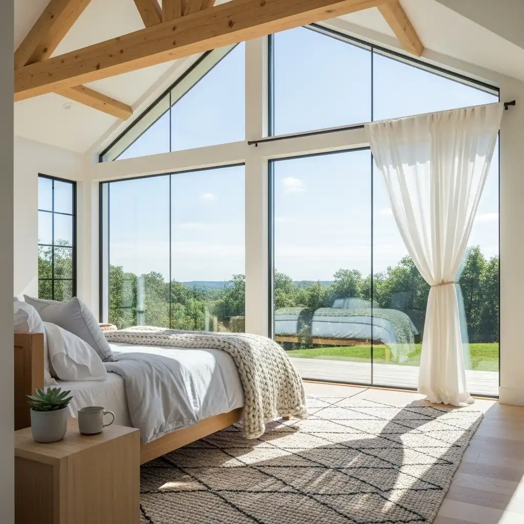 Large Windows for Natural Light