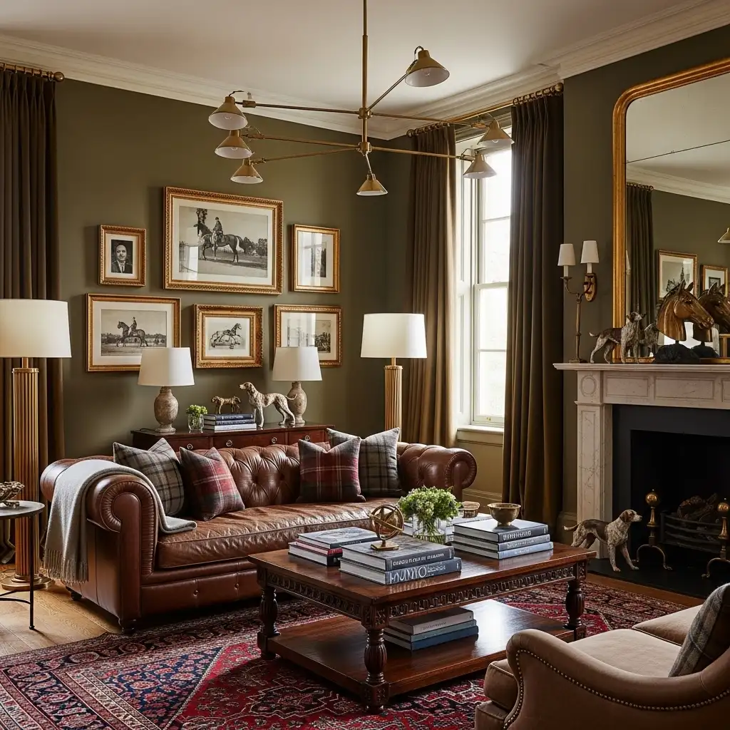 Lauren Living Room Brass or Gold Accents